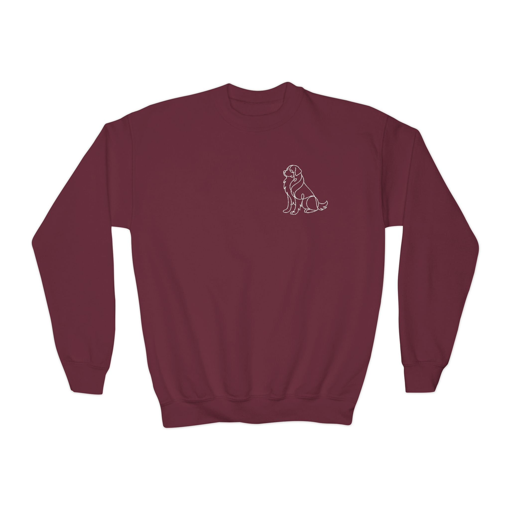 Youth Crewneck Sweatshirt (Embroidered)